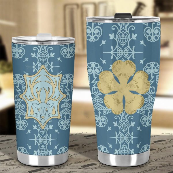 aqua deer stainless steel tumbler custom black clover anime car accessories rm3k1