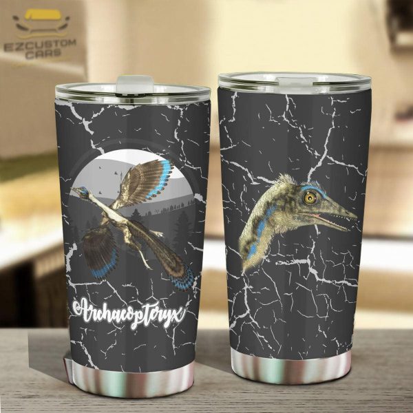 archaeopteryx car accessories custom dinosaur car tumbler cup z78ng