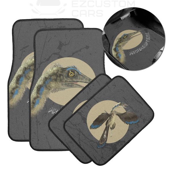Archaeopteryx Car Floor Mats Custom Dinosaur Car Accessories