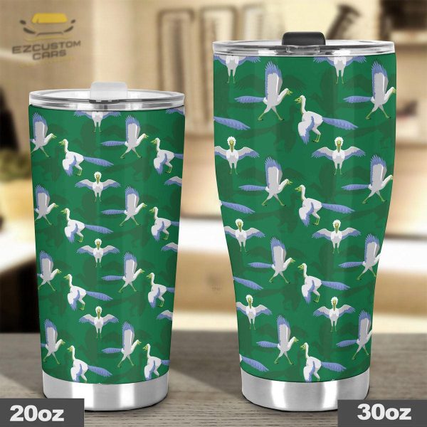 archaeopteryx pattern car accessories custom dinosaur car tumbler cup 7ksol