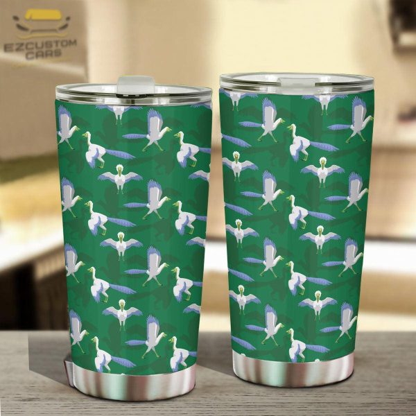 archaeopteryx pattern car accessories custom dinosaur car tumbler cup rjcnh