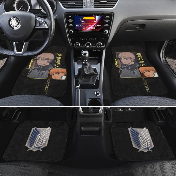 armin arlert car floor mats attack on titan lunyj