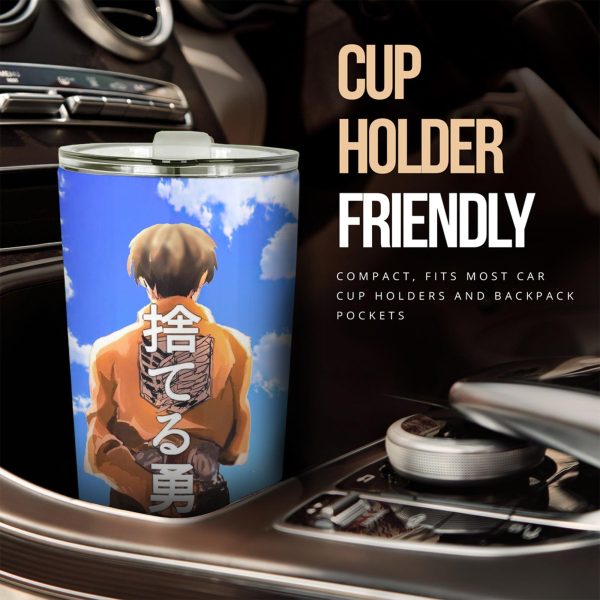 armin arlert car tumbler cup attack on titan 4pled