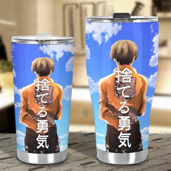 armin arlert car tumbler cup attack on titan 8hz9c