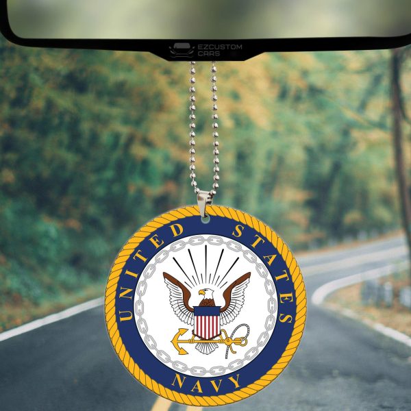 army car accessories custom car ornament us navy bk86q