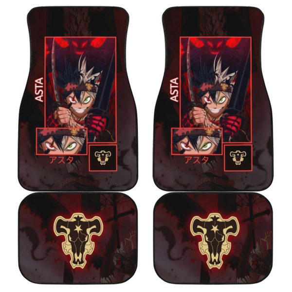 Asta x Zuno Black Clover Car Floor Mats