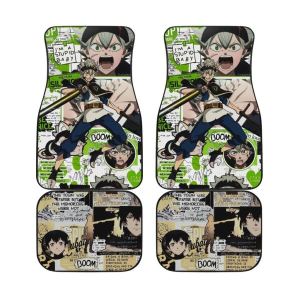 Asta x Zuno Black Clover Car Floor Mats