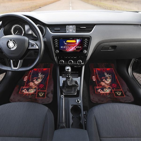 asta black clover car floor mats uwsml