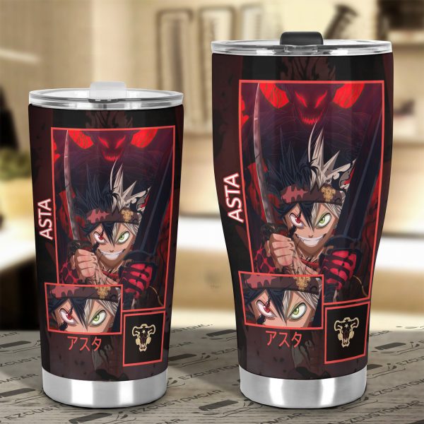 asta car tumbler cup custom black clover anime car accessories hyyfd