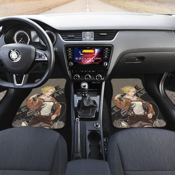 attack on titan car floor mats annie leonhart hmlao