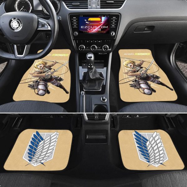 attack on titan car floor mats armin arlert aot h7iei