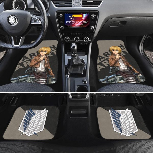 attack on titan car floor mats armin arlert awdtj