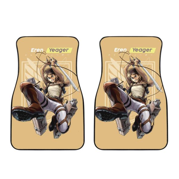 attack on titan car floor mats eren yeager aot 1giny