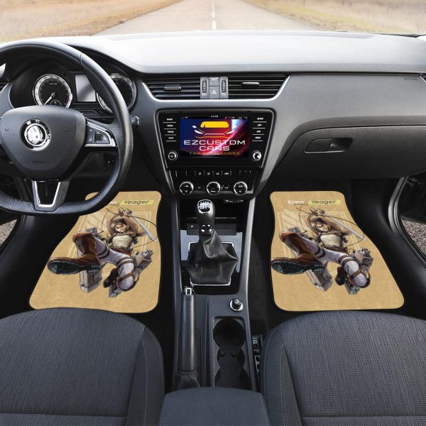 attack on titan car floor mats eren yeager aot d8wci