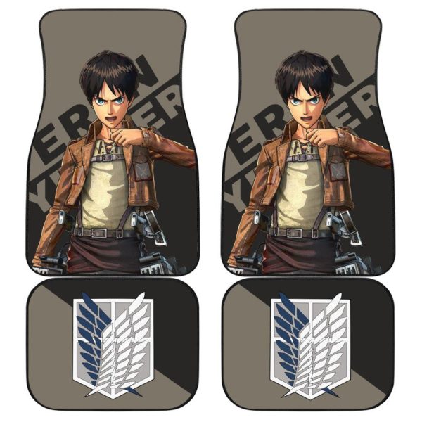 Eren Yeager Car Floor Mats Attack on Titan
