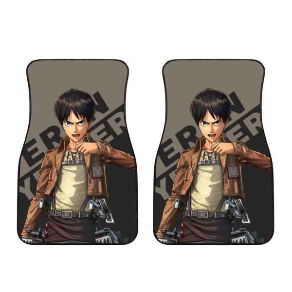 attack on titan car floor mats eren yeager wqsc4