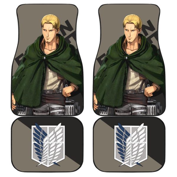 Erwin Smith Car Floor Mats Attack on Titan