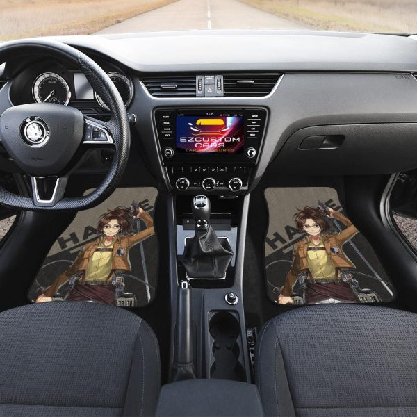 attack on titan car floor mats hange zoe n12yf