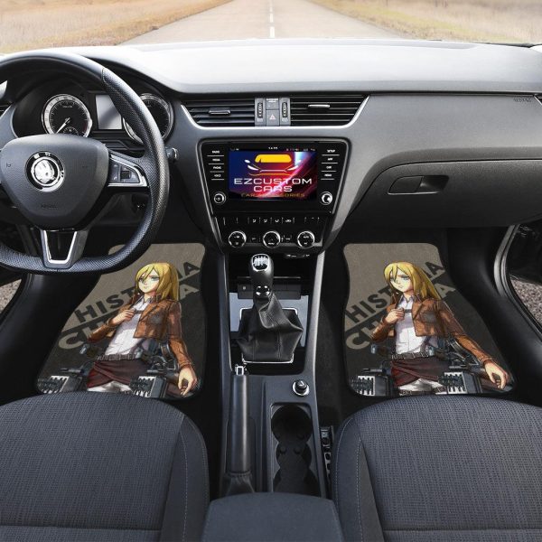 attack on titan car floor mats historia reiss po2ry