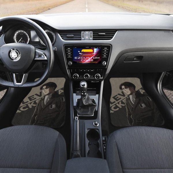 attack on titan car floor mats levi ackerman fluyd