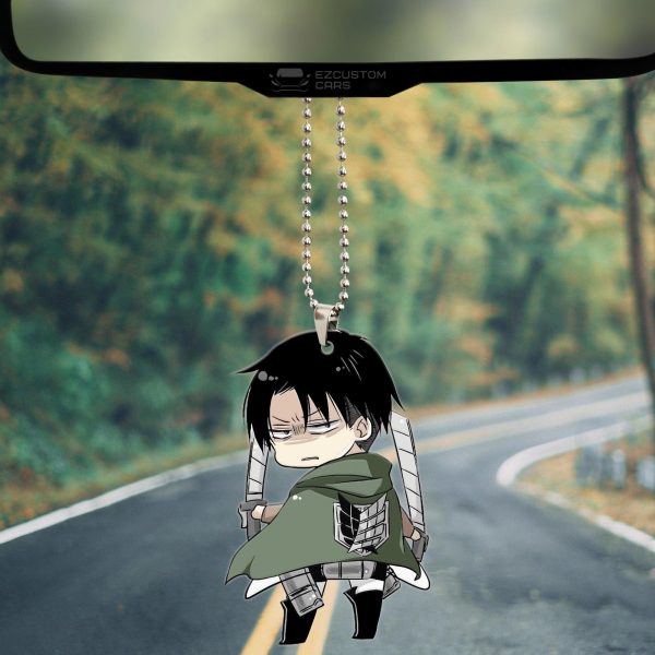 attack on titan car ornament levi aaid8