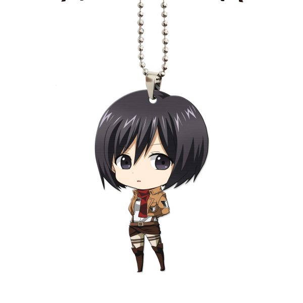 attack on titan car ornament mikasa ackerman 9axid