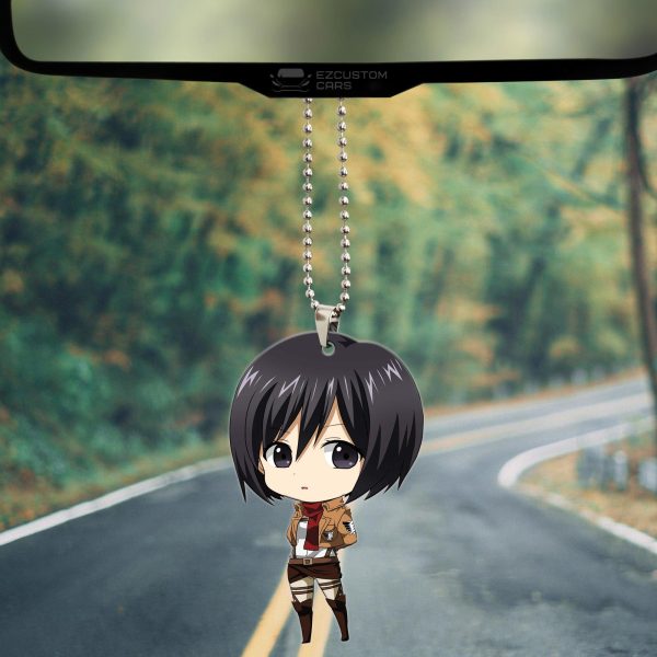 attack on titan car ornament mikasa ackerman lgmhj