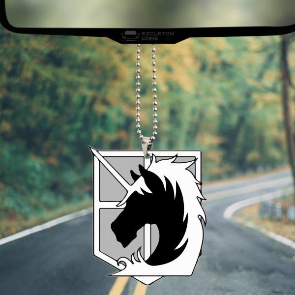 attack on titan car ornament military police ckhte