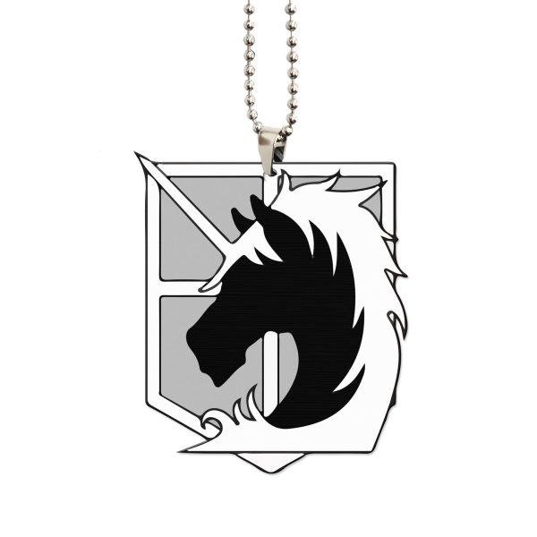 attack on titan car ornament military police znvgn