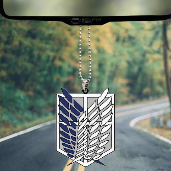 attack on titan car ornament scouting legion 5to0a