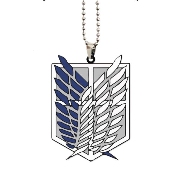 attack on titan car ornament scouting legion teaby
