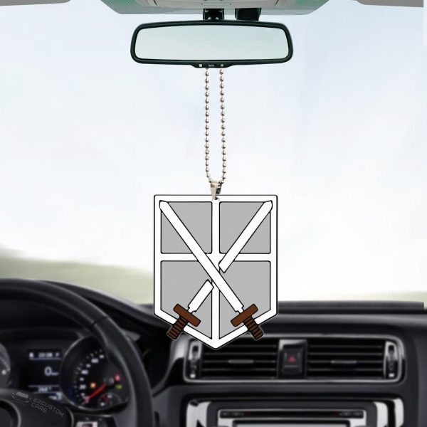 Attack on Titan Car Ornament Trainee Squad