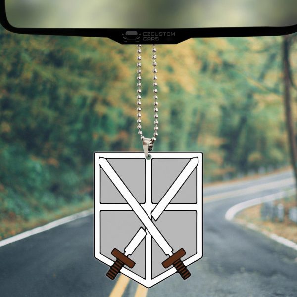 attack on titan car ornament trainee squad vzhzl