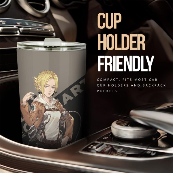 attack on titan car tumbler cup annie leonhart o9omv