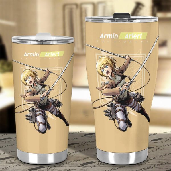 attack on titan car tumbler cup armin arlert aot m1uju