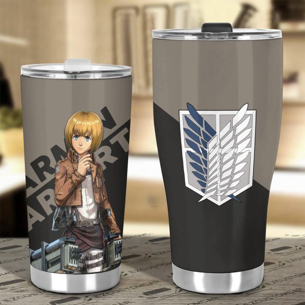 attack on titan car tumbler cup armin arlert eknpi
