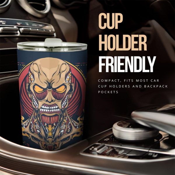 attack on titan car tumbler cup colossal titan owdv5