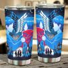 Attack on Titan Car Tumbler Cup Eren Yeager And Mikasa Love