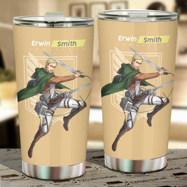 Attack on Titan Car Tumbler Cup Erwin Smith