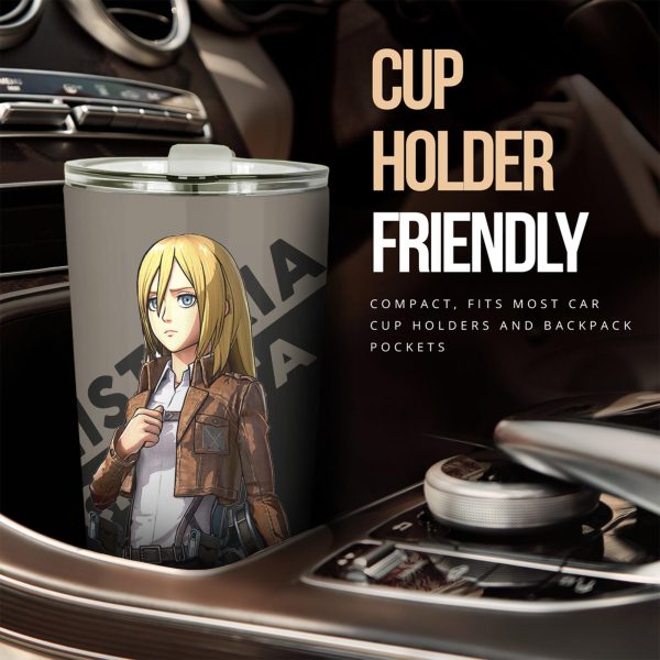 attack on titan car tumbler cup historia reiss 25hjn