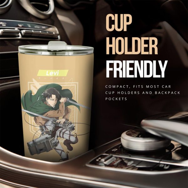 attack on titan car tumbler cup levi aot 9m4gp