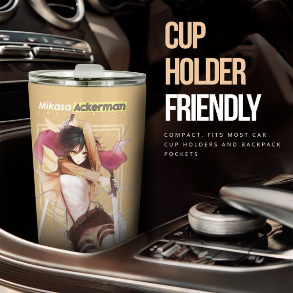 attack on titan car tumbler cup miskasa ackerman aot jymjw