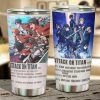 Attack on Titan Car Tumbler Cup Poster Fan Art