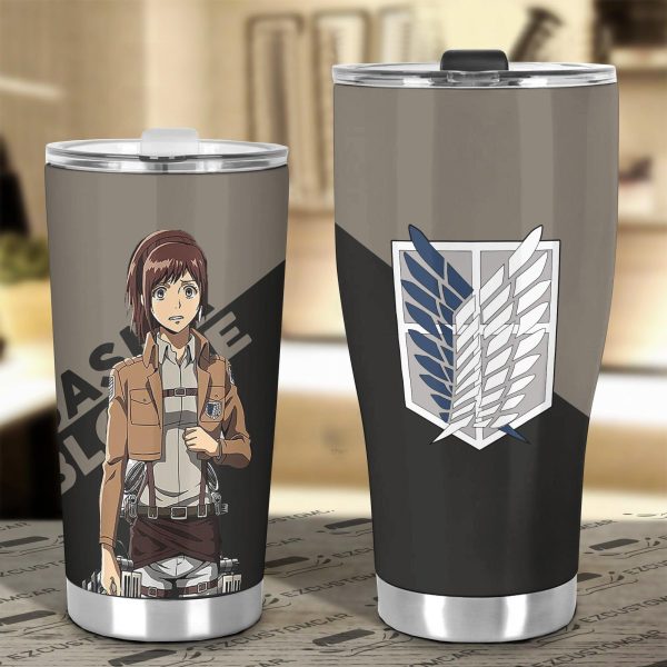 attack on titan car tumbler cup sasha braus feeyf