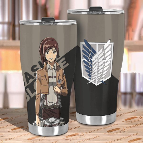 attack on titan car tumbler cup sasha braus rl8bv