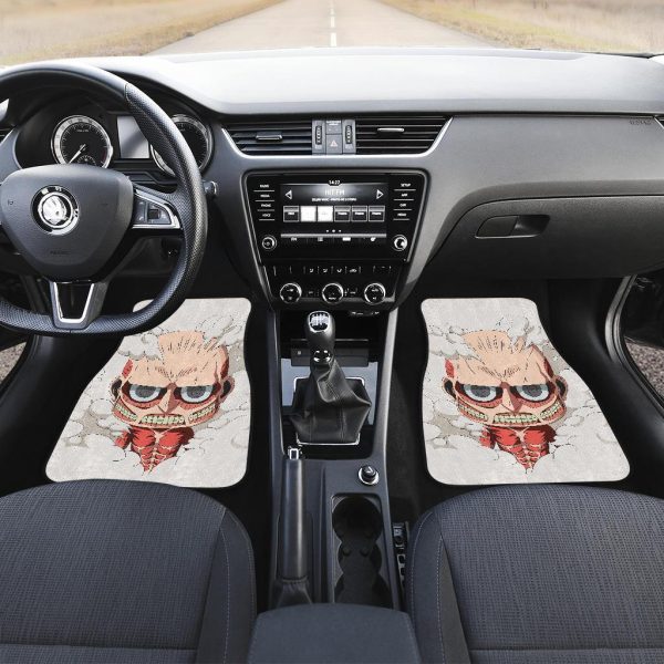 attack on titan chibi cute car floor mats v6bql