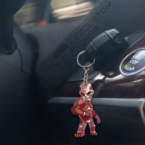 attack on titan keychain biggest titan bubm0