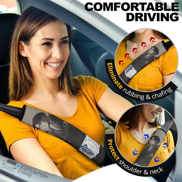 Attack on Titan Seat Belt Covers Levi AOT