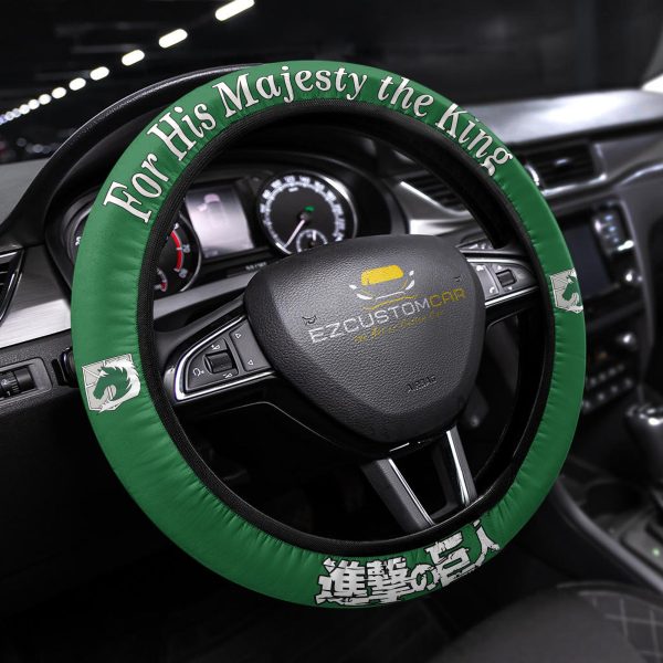 attack on titan squads anime steering wheel cover universal fit 15 inch m0oxi