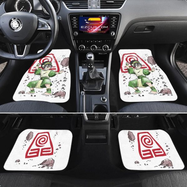 avatar anime car floor mats car accessoriesthe power of the earth kingdom gagvv